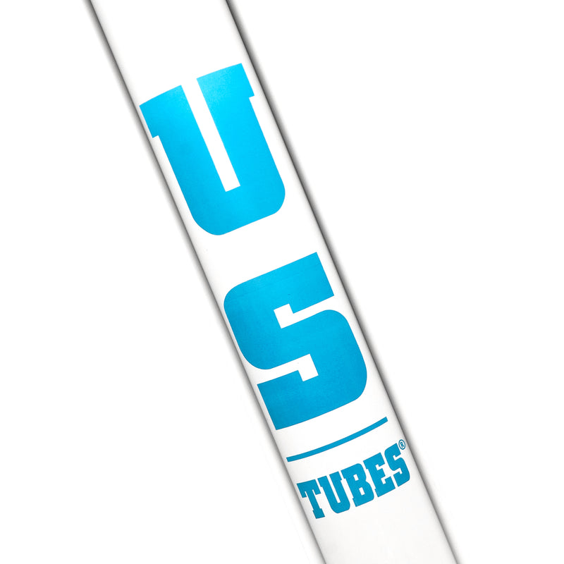 US Tubes - 20" Round Bottom 50x5 w/ 24mm Joint - Constriction - Light Blue Classic Label - The Cave