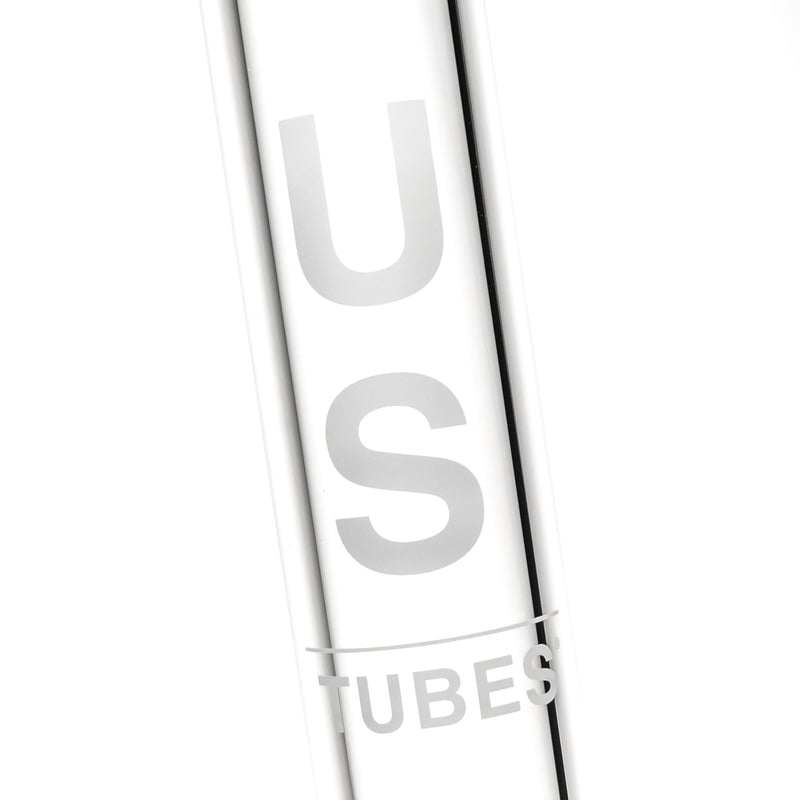 US Tubes - 17" Beaker 50x7 - Constriction - Solid White Vertical Label - The Cave