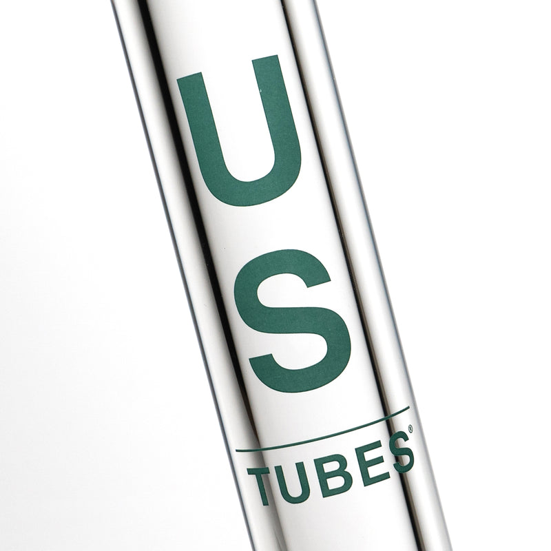US Tubes - 18" Beaker 50x9 - Constriction - Teal Vertical Label - The Cave