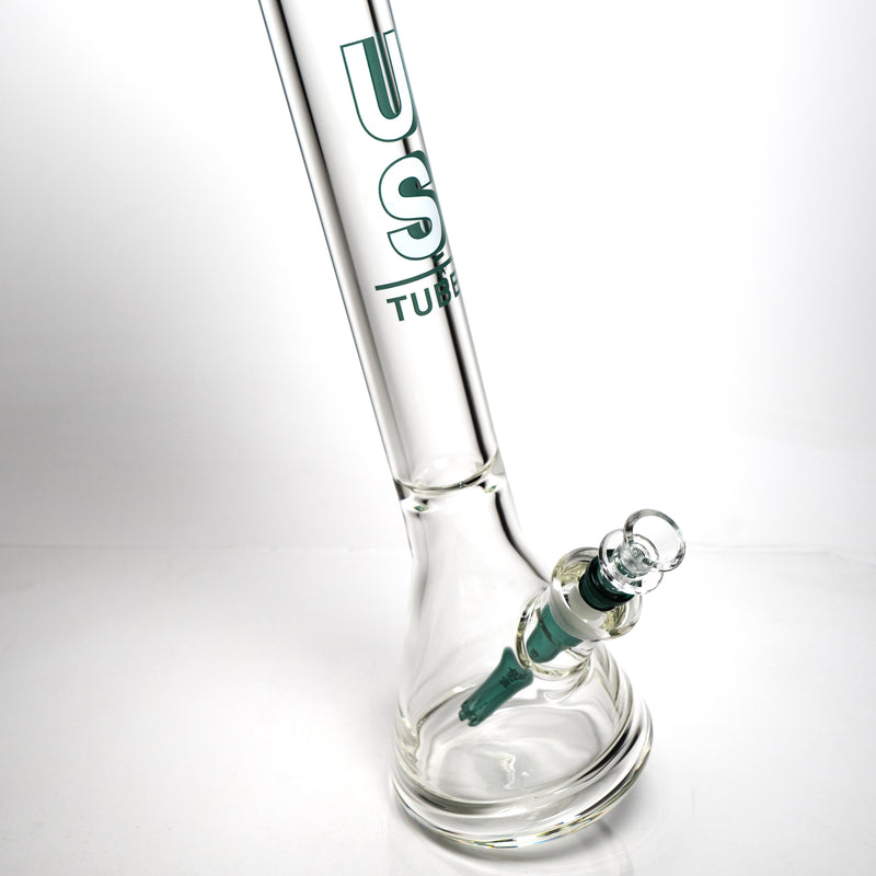 US Tubes - 18" Beaker 50x9 - Constriction - Teal Shadow Label - The Cave