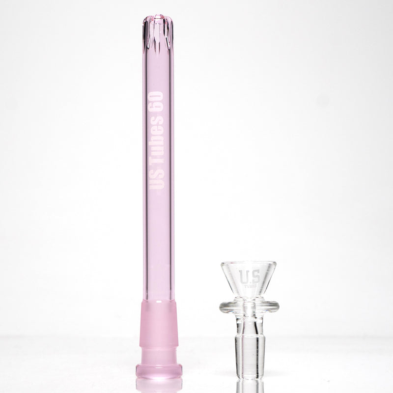 US Tubes - 18" Beaker 50x9 - Constriction - Pink Vertical Label - The Cave