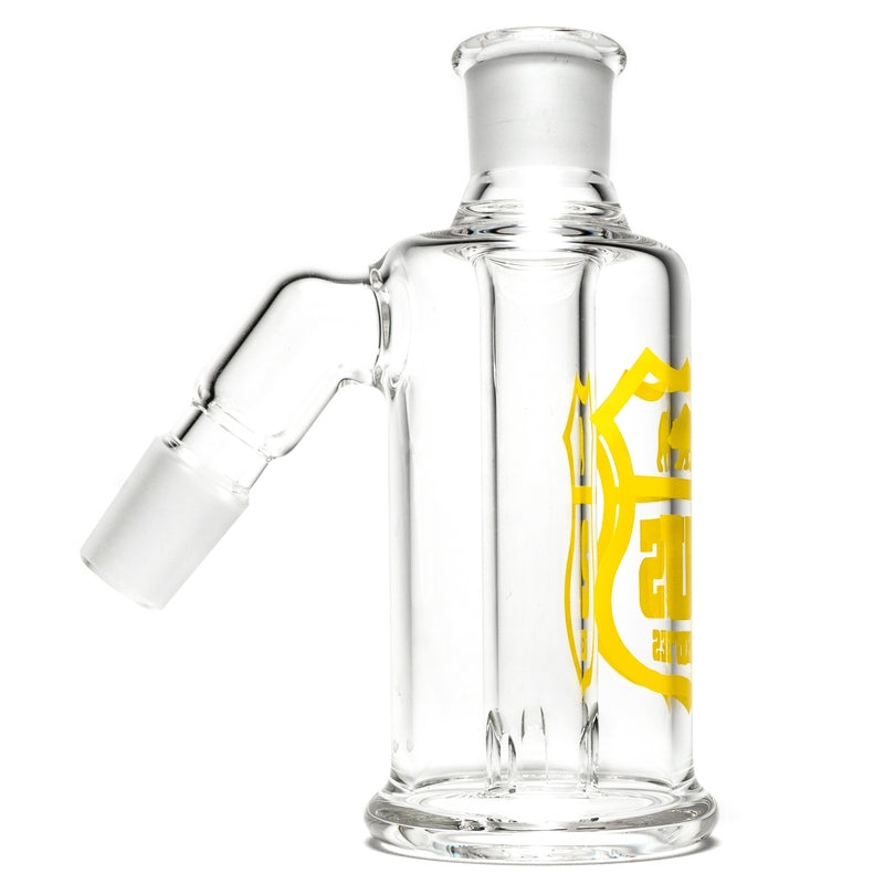US Tubes - Ash Catcher - 18mm 45° - Yellow Highway Outline - The Cave