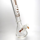 US Tubes - 18" Beaker 50x9 w/ 24mm Joint - Constriction - Brown Shadow Label - The Cave