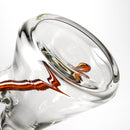 US Tubes - 18" Beaker 50x9 w/ 24mm Joint - Constriction - Brown Shadow Label - The Cave