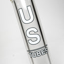 US Tubes - 13" Beaker 50x7 - White & Gray Vertical Label - The Cave