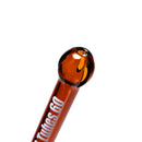 US Tubes - 18" Beaker 50x9 w/ 24mm Joint - Constriction - Brown Shadow Label - The Cave