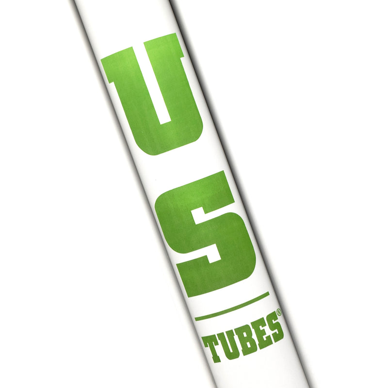 US Tubes - 20" Round Bottom 50x5 w/ 24mm Joint - Ice Pinch - Lime Green Classic Label - The Cave