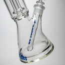 US Tubes - 21" Double Circ Beaker w/ 24mm - 50x5 - Blue Vertical Label - The Cave