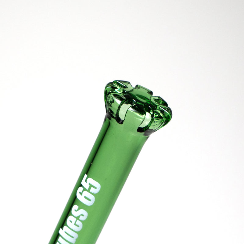 US Tubes - 20" Beaker 50x5 w/ 29mm Joint - Constriction - Green Vertical Label - The Cave