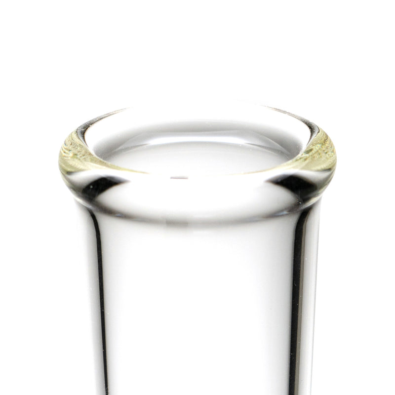 US Tubes - 20" Beaker 50x5 w/ 24mm Joint - White & Brown Vertical Label w/ Lucy Handle Slide - The Cave