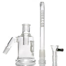 US Tubes - 18" Hybrid Tube w/ Dry Catcher - 10 Arm Tree - Blue Accent - The Cave