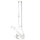 US Tubes - 20" Beaker 50x5 w/ 24mm Joint - White & Red Vertical Label w/ Purple Handle Slide - The Cave