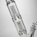 US Tubes - 21" Double Circ Beaker w/ 24mm - 50x5 - Black Vertical Label - The Cave