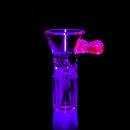 US Tubes - 18mm Ice Pinch Martini Slide - UV Lucy - The Cave