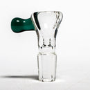 US Tubes - 15" Straight Fixed Circ 38x5 - Teal Neck - White & Teal Vertical Label - The Cave