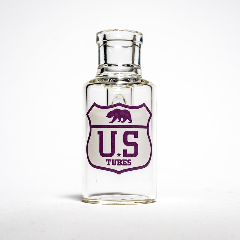 US Tubes - Dry Catcher V2 - 18mm 45° - White & Purple Highway Label - The Cave