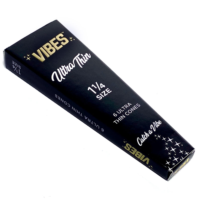 Vibes - 1.25 Ultra Thin - 6 Cones - 6 Packs - The Cave
