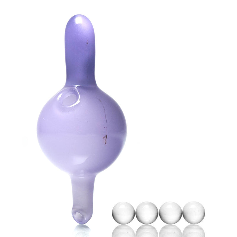 Unity Glassworks - Directional Bubble Cap - Purple Satin - The Cave