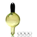 Unity Glassworks - Directional Bubble Cap - CFL Sunset Slyme & Galaxy - The Cave