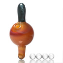 Unity Glassworks - Directional Bubble Cap - Serendipity & Blue Stardust - The Cave