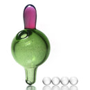 Unity Glassworks - Directional Bubble Cap - Metal Fleck & Stargazer - The Cave