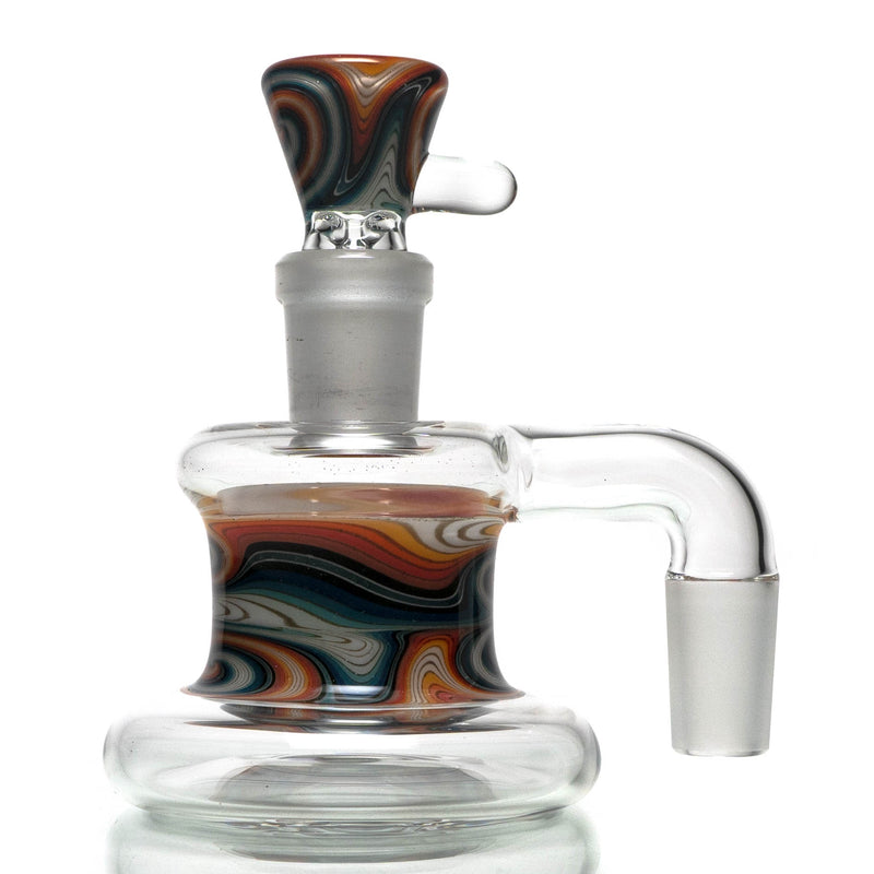 Unity Glassworks - Worked Dry Catcher Set - 14mm - Fire & Ice - The Cave