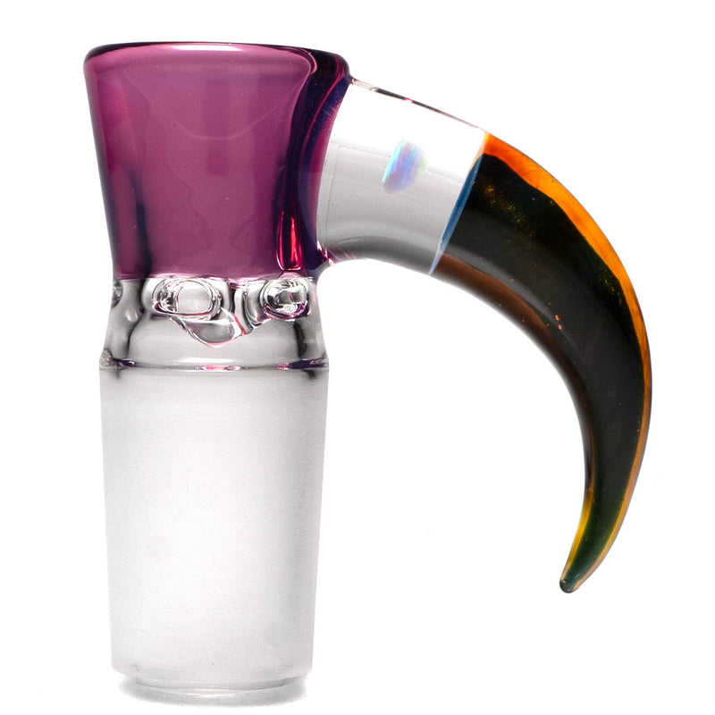 Unity Glassworks - 4 Hole Opal Horn Slide - 18mm - Stargazer & Alien Tech - The Cave