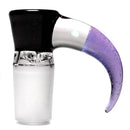 Unity Glassworks - 4 Hole Opal Horn Slide - 18mm - Galaxy & Pink Slyme - The Cave