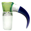 Unity Glassworks - 4 Hole Opal Horn Slide - 18mm - Sea Slyme & Royal Jelly - The Cave