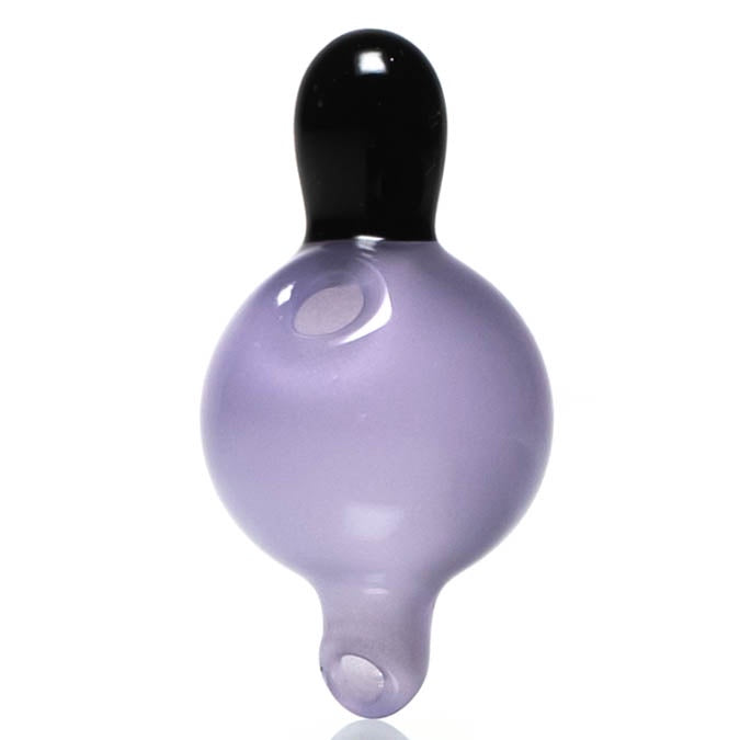 Unity Glassworks - Puffco Peak/ Carta Bubble Cap - Purple Satin & Galaxy - The Cave