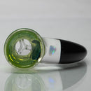 Unity Glassworks - 3 Hole Opal Horn Slide - 14mm - Sea Slyme & Galaxy - The Cave