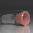 Unity Glassworks - 3 Hole Opal Horn Slide - 14mm - CFL Yoshi & Purple Satin - The Cave