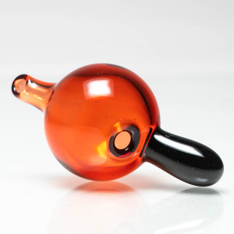 Unity Glassworks - Directional Bubble Cap - Pomegranate & Galaxy - The Cave