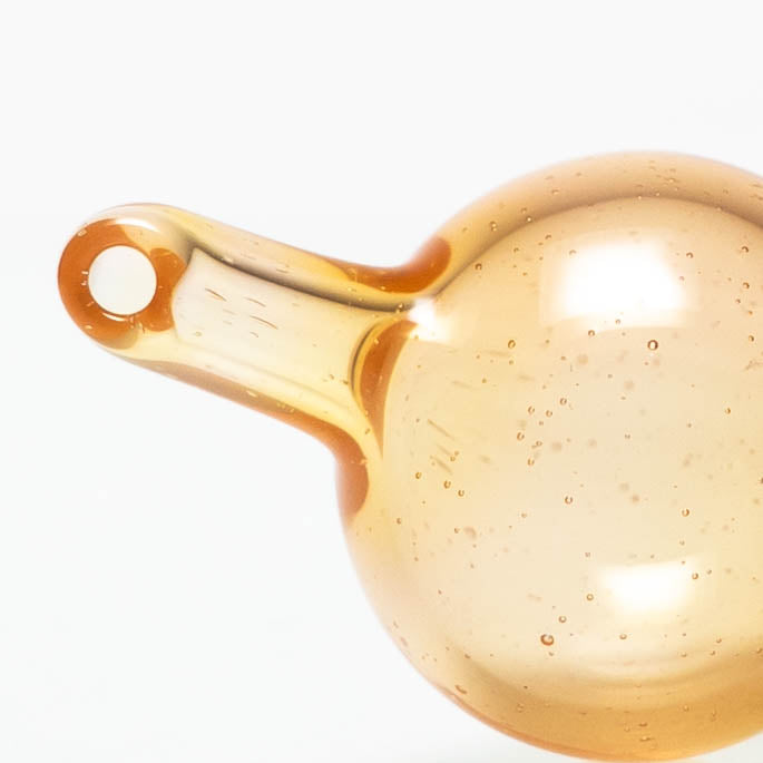 Unity Glassworks - Directional Bubble Cap - Thomas' Transparent Orange - The Cave