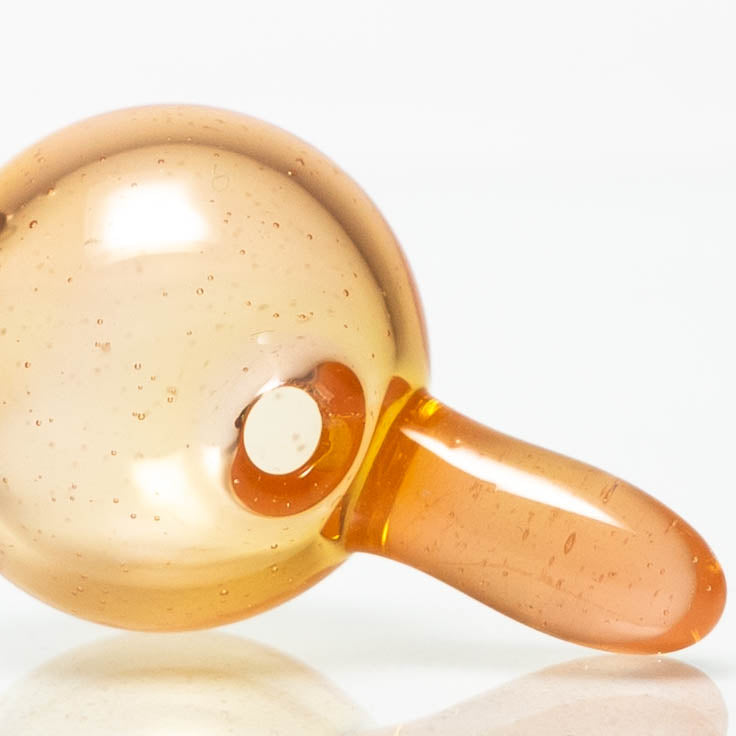 Unity Glassworks - Directional Bubble Cap - Thomas' Transparent Orange - The Cave
