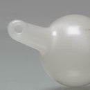 Unity Glassworks - Directional Bubble Cap - UV White Satin & Blue Stardust - The Cave