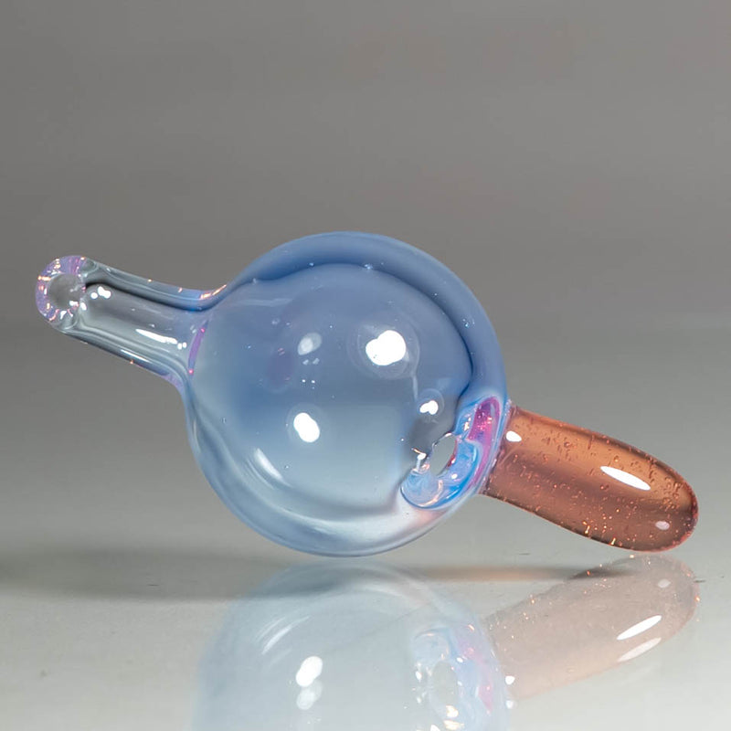Unity Glassworks - Directional Bubble Cap - Lucid & CFL Sunset Slyme - The Cave