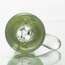Unity Glassworks - Worked Dry Catcher Set - 14mm - Green & White - The Cave