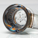 Unity Glassworks - 4 Hole Worked Opal Horn Slide - 18mm - Beach Jailhouse & Terps - The Cave