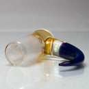 Unity Glassworks - 4 Hole Opal Horn Slide - 18mm - Thomas' Trans. Orange & Royal Jelly - The Cave