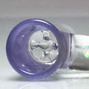 Unity Glassworks - 4 Hole Opal Horn Slide - 18mm - Purple Satin & Antidote - The Cave