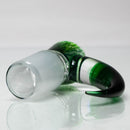 Unity Glassworks - 4 Hole Opal Horn Slide - 18mm - Exp. Green - The Cave