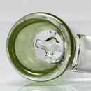 Unity Glassworks - 4 Hole Opal Horn Slide - 18mm - Metal Fleck & Pink Slyme - The Cave