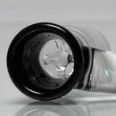 Unity Glassworks - 4 Hole Opal Horn Slide - 18mm - Galaxy & UV White Satin - The Cave