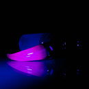 Unity Glassworks - 4 Hole Opal Horn Slide - 18mm - Galaxy & UV White Satin - The Cave