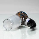 Unity Glassworks - 4 Hole Worked Opal Horn Slide - 18mm - Beach Jailhouse & Galaxy - The Cave