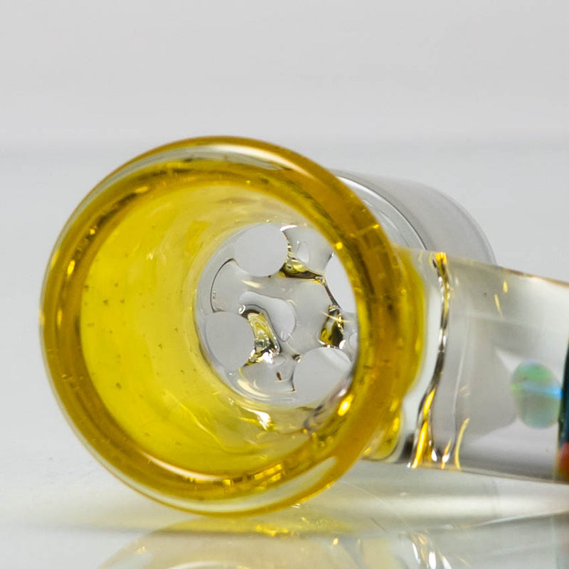 Unity Glassworks - 4 Hole Opal Horn Slide - 18mm - CFL Terps & Alien Tech - The Cave