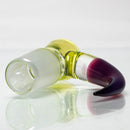 Unity Glassworks - 4 Hole Opal Horn Slide - 18mm - CFL Sunset Slyme & Stargazer - The Cave