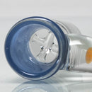 Unity Glassworks - 4 Hole Opal Horn Slide - 18mm - Blue Satin & CFL Terps - The Cave