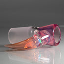 Unity Glassworks - 4 Hole Opal Horn Slide - 18mm - Karmaline & CFL Sunset Slyme - The Cave